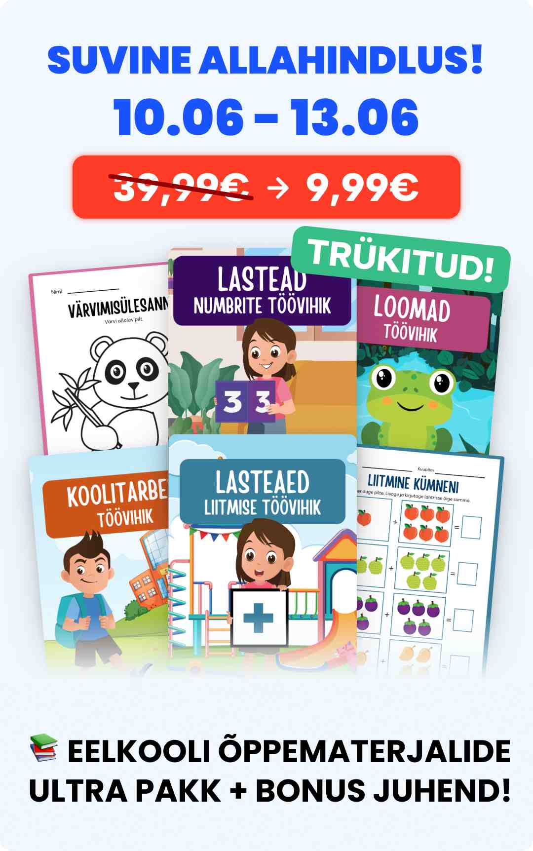 Ultra 50+ õppematerjalide pakk